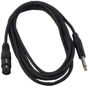 6.35mm Jack to XLR Female 3m