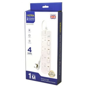 4-Way Extension 2m - White