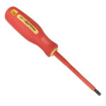 Insulated Screwdriver Slotted 4.0x100mm