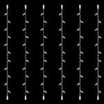 30L String Lights, Warm White, white rubber cable, LED, Set of 6
