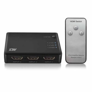 HDMI 3 to 1 Switch 4K Remote Control
