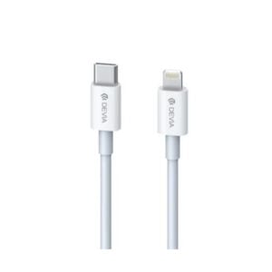 Devia EC146 USB-C to Lightning Cable 1m White