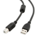 Cable USB-A male to USB-B male 1.8m