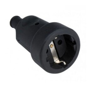 FAMATEL Trailing Socket Rubber with Earth 16A/250V