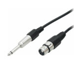 Audio cable 6.35mm Jack to XLR Female 5m