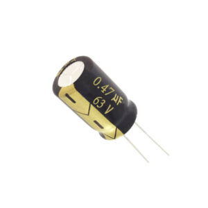 Capacitor 0.47µF 63V DC THT Electrolytic