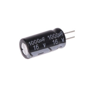 Capacitor 1000µF 16V DC THT Electrolytic