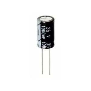 Capacitor 1000µF 35V DC THT Electrolytic