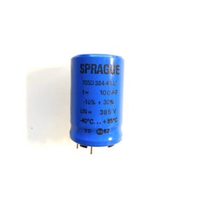 Capacitor 100µF 385V DC THT Electrolytic