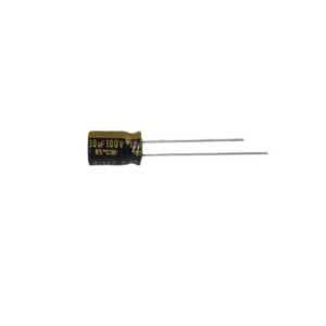 Capacitor 10µF 100V DC THT Electrolytic