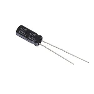 Capacitor 1µF 100V DC THT Electrolytic