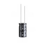 Capacitor 2200µF 16V DC THT Electrolytic
