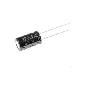 Capacitor 220µF 63V DC THT Electrolytic