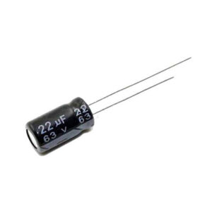 Capacitor 22µF 63V DC THT Electrolytic