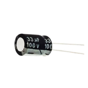 Capacitor 33µF 100V DC THT Electrolytic