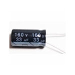 Capacitor 33µF 160V DC THT Electrolytic