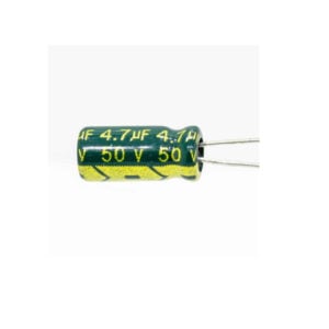 Capacitor 4.7µF 50V DC THT Electrolytic