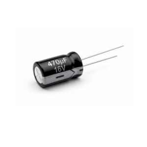 Capacitor 470µF 16V DC THT Electrolytic