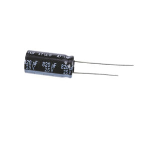 Capacitor 820µF 25V DC THT Electrolytic