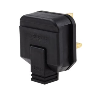 Masterplug Permaplug Heavy Duty Plug 13A Black