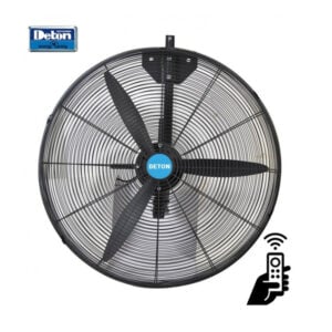 Deton Wall Fan 30'' Black