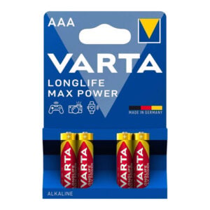 Varta Longlife Max Power AAA Alkaline Battery LR03 BL4