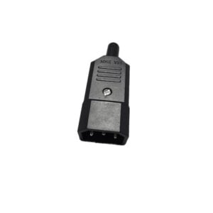 IEC C14 Male AC 3 Prong Plug