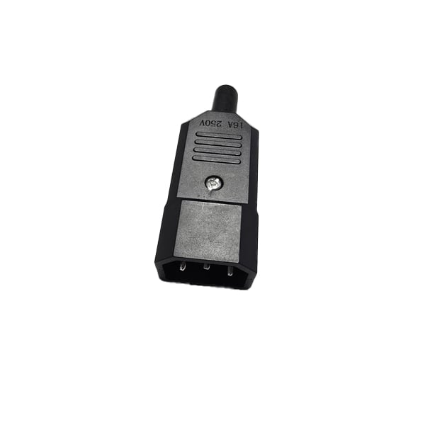 IEC C14 Male AC 3 Prong Plug