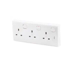 ROBUS Single or Twin to Triple Socket Converter