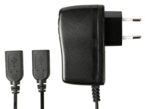 USB Power Adapter - 5VDC/2.5A 2xFemale USB