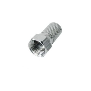 F Male Nickel-Plated Screw for Cable Φ 5.2mm