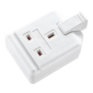 Permaplug Heavy Duty 13Amp 1 Gang Socket White