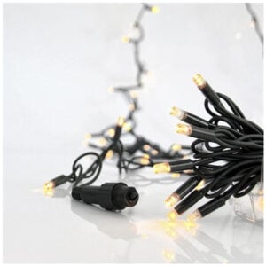 100LED Daylight on Rubber Wire & Connector 1.5m