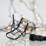 1300 LED Snake Lights Green PVC Wire Soft White 26m