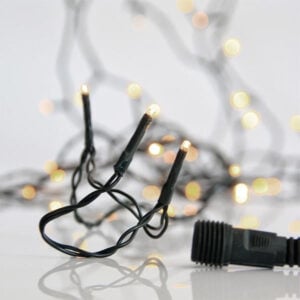1300 LED Snake Lights Green PVC Wire Soft White 26m