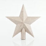 Star Tree Topper Champagne Glitter