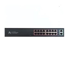 16 Port 10/100/1000M POE Switch(16+2 Built-in)